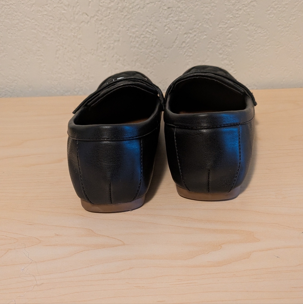 Nautica Black Quilted Loafers Slip-Ons Size 7 - Picture 3 of 8